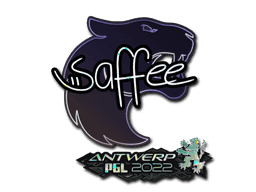 Sticker | saffee (Glitter) | Antwerp 2022