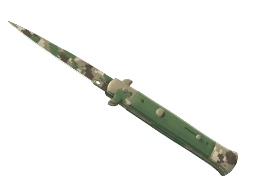 ★ StatTrak™ Stiletto Knife | Forest DDPAT
