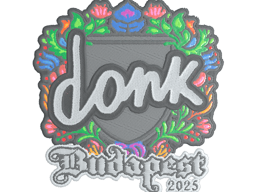 Sticker | donk (Embroidered) | Budapest 2025