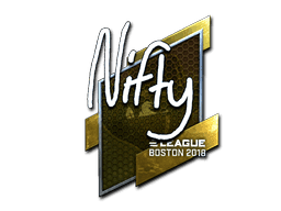 Sticker | Nifty (Foil) | Boston 2018