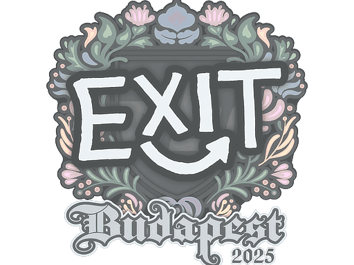 Sticker | exit | Budapest 2025