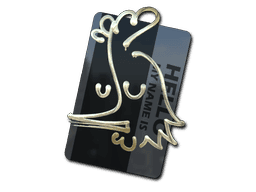 Sticker | Hello AK-47 (Gold)