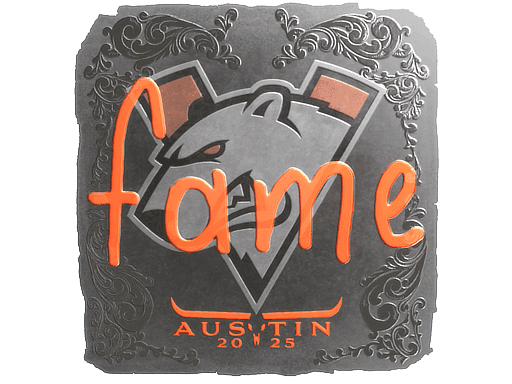 Sticker | fame (Foil) | Austin 2025