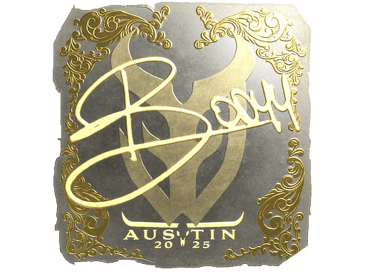 Sticker | bodyy (Gold) | Austin 2025