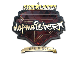 Sticker | olofmeister (Gold) | Berlin 2019