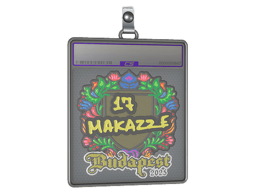Sticker Slab | makazze (Embroidered) | Budapest 2025