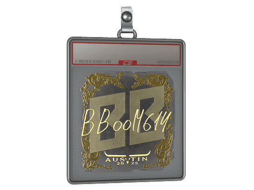 Sticker Slab | Boombl4 (Gold) | Austin 2025