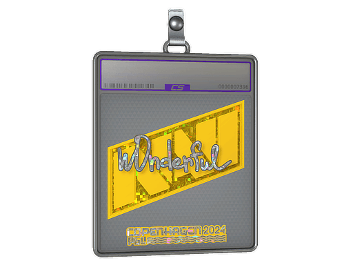 Sticker Slab | w0nderful (Glitter) | Copenhagen 2024