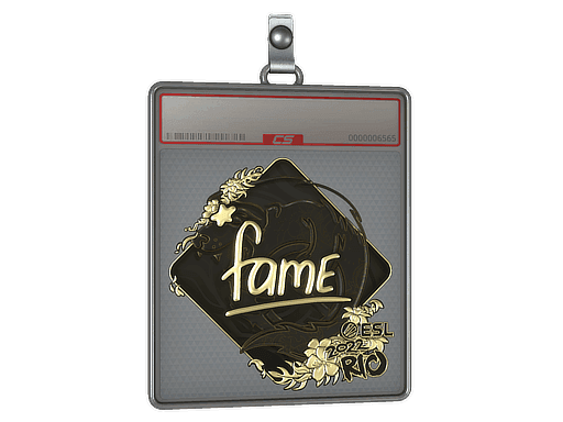 Sticker Slab | fame (Gold) | Rio 2022