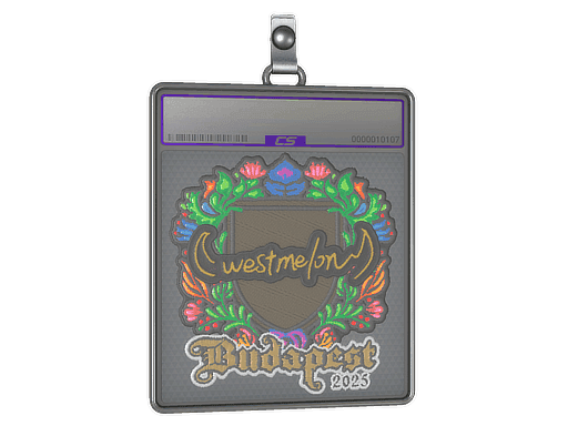 Sticker Slab | westmelon (Embroidered) | Budapest 2025