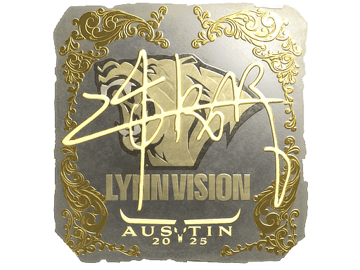 Sticker | z4KR (Gold) | Austin 2025