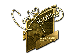 Sticker | Summer (Gold) | Boston 2018