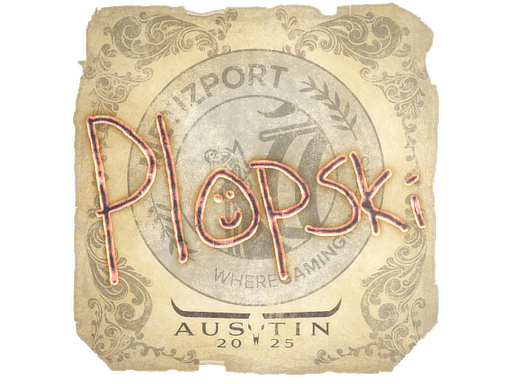 Sticker | Plopski | Austin 2025