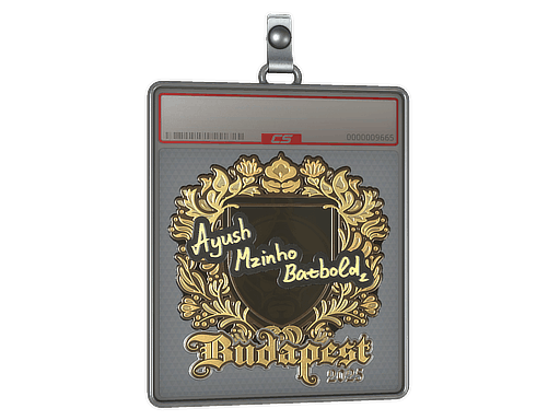 Sticker Slab | mzinho (Gold) | Budapest 2025