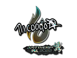 Sticker | nicoodoz (Glitter) | Antwerp 2022