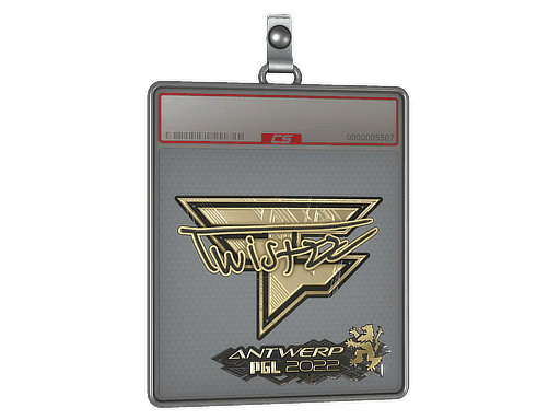 Sticker Slab | Twistzz (Gold) | Antwerp 2022