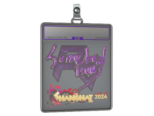 Sticker Slab | somebody (Glitter) | Shanghai 2024