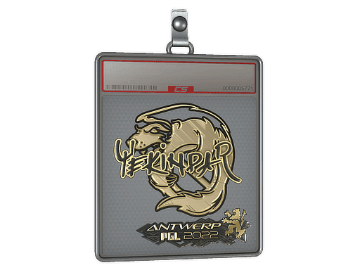 Sticker Slab | YEKINDAR (Gold) | Antwerp 2022