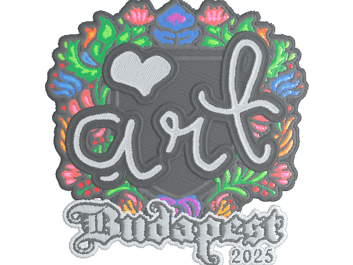 Sticker | arT (Embroidered) | Budapest 2025
