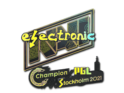 Sticker | electroNic (Holo) | Stockholm 2021