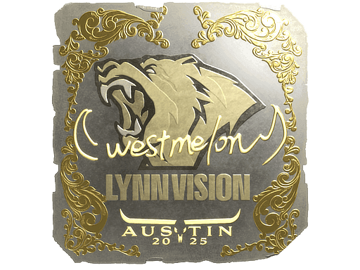 Sticker | westmelon (Gold) | Austin 2025