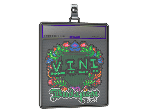 Sticker Slab | VINI (Embroidered) | Budapest 2025