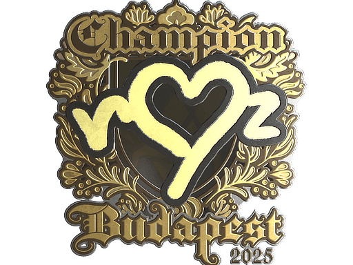 Sticker | ropz (Gold, Champion) | Budapest 2025