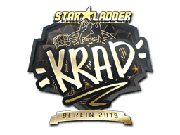 Sticker | Krad (Gold) | Berlin 2019