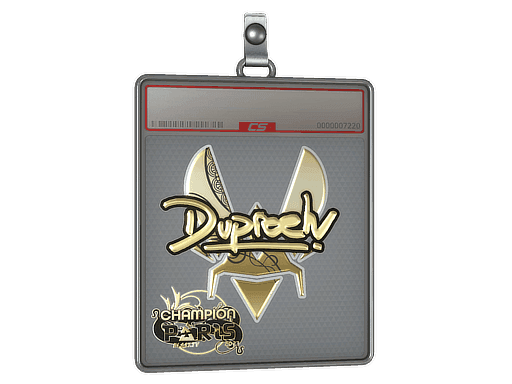 Sticker Slab | dupreeh (Gold, Champion) | Paris 2023