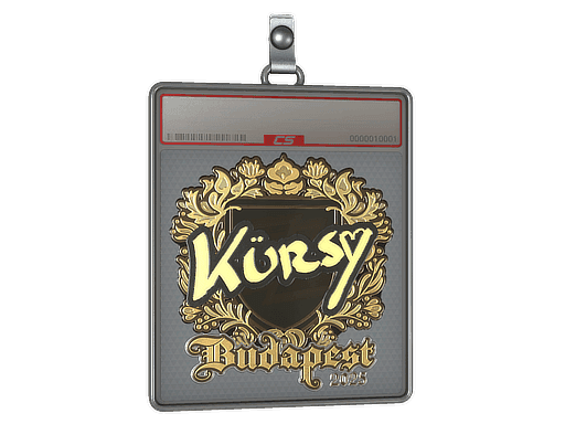 Sticker Slab | Kursy (Gold) | Budapest 2025