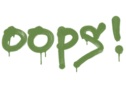 Sealed Graffiti | Oops