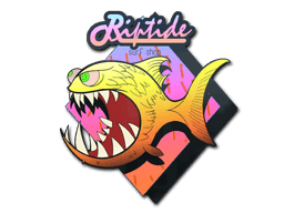 Sticker | Yellow Jaggyfish