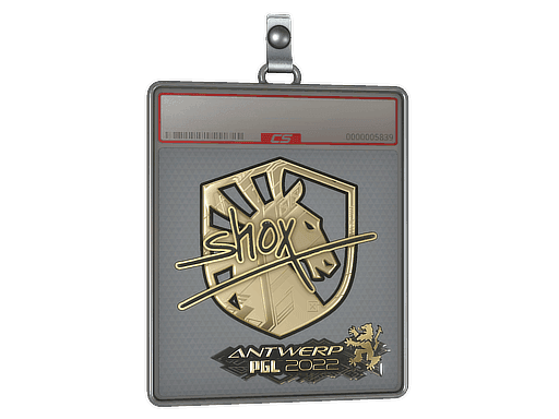 Sticker Slab | shox (Gold) | Antwerp 2022