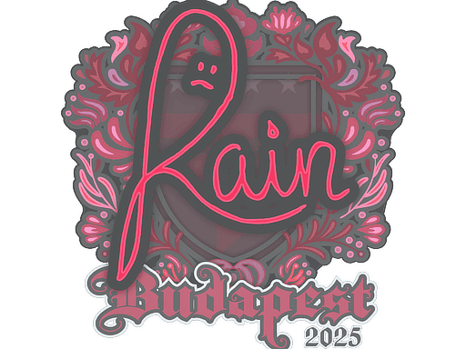 Sticker | rain | Budapest 2025