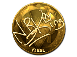 Sticker | NBK- (Gold) | Katowice 2019