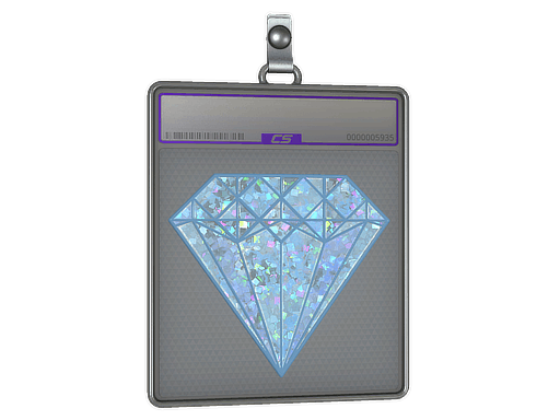 Sticker Slab | Blue Gem (Glitter)