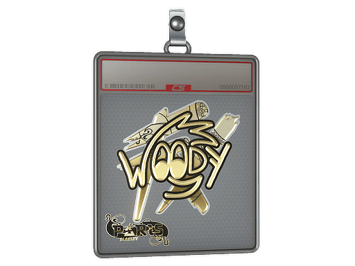 Sticker Slab | WOOD7 (Gold) | Paris 2023