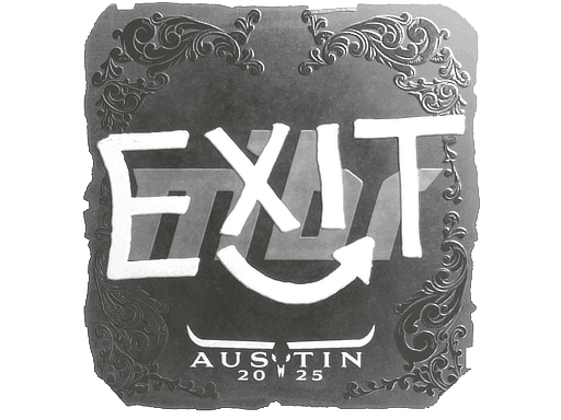 Sticker | exit (Foil) | Austin 2025