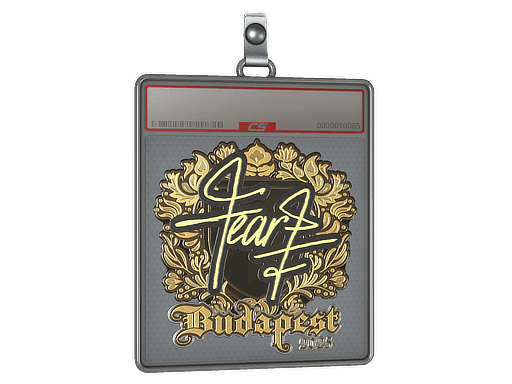 Sticker Slab | fEAR (Gold) | Budapest 2025