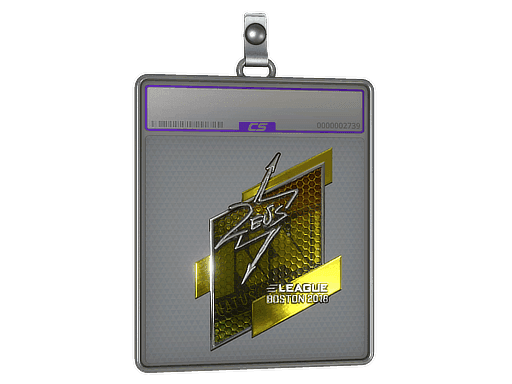 Sticker Slab | Zeus (Foil) | Boston 2018