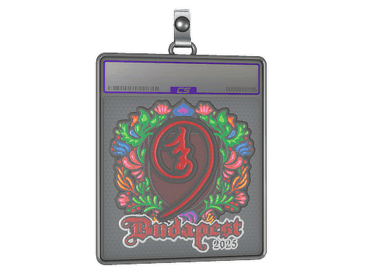 Sticker Slab | nin9 (Embroidered) | Budapest 2025