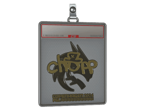 Sticker Slab | chopper (Gold) | Copenhagen 2024