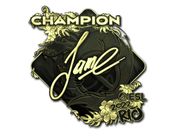 Sticker | Jame (Gold, Champion) | Rio 2022