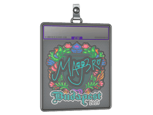 Sticker Slab | MAJ3R (Embroidered) | Budapest 2025