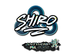 Sticker | sh1ro (Glitter) | Antwerp 2022