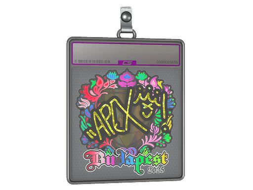 Sticker Slab | apEX (Holo) | Budapest 2025