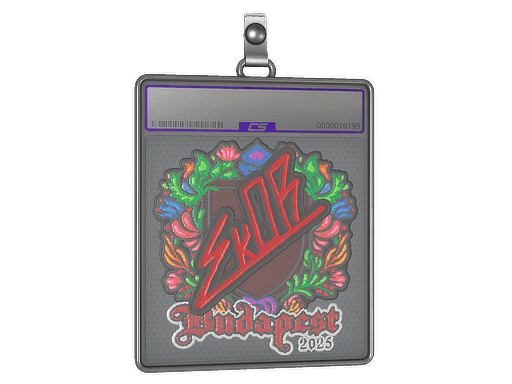 Sticker Slab | sk0R (Embroidered) | Budapest 2025