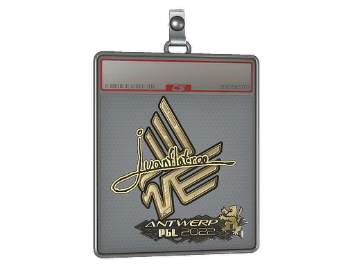 Sticker Slab | juanflatroo (Gold) | Antwerp 2022