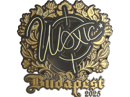 Sticker | woxic (Gold) | Budapest 2025