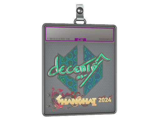 Sticker Slab | decenty (Holo) | Shanghai 2024